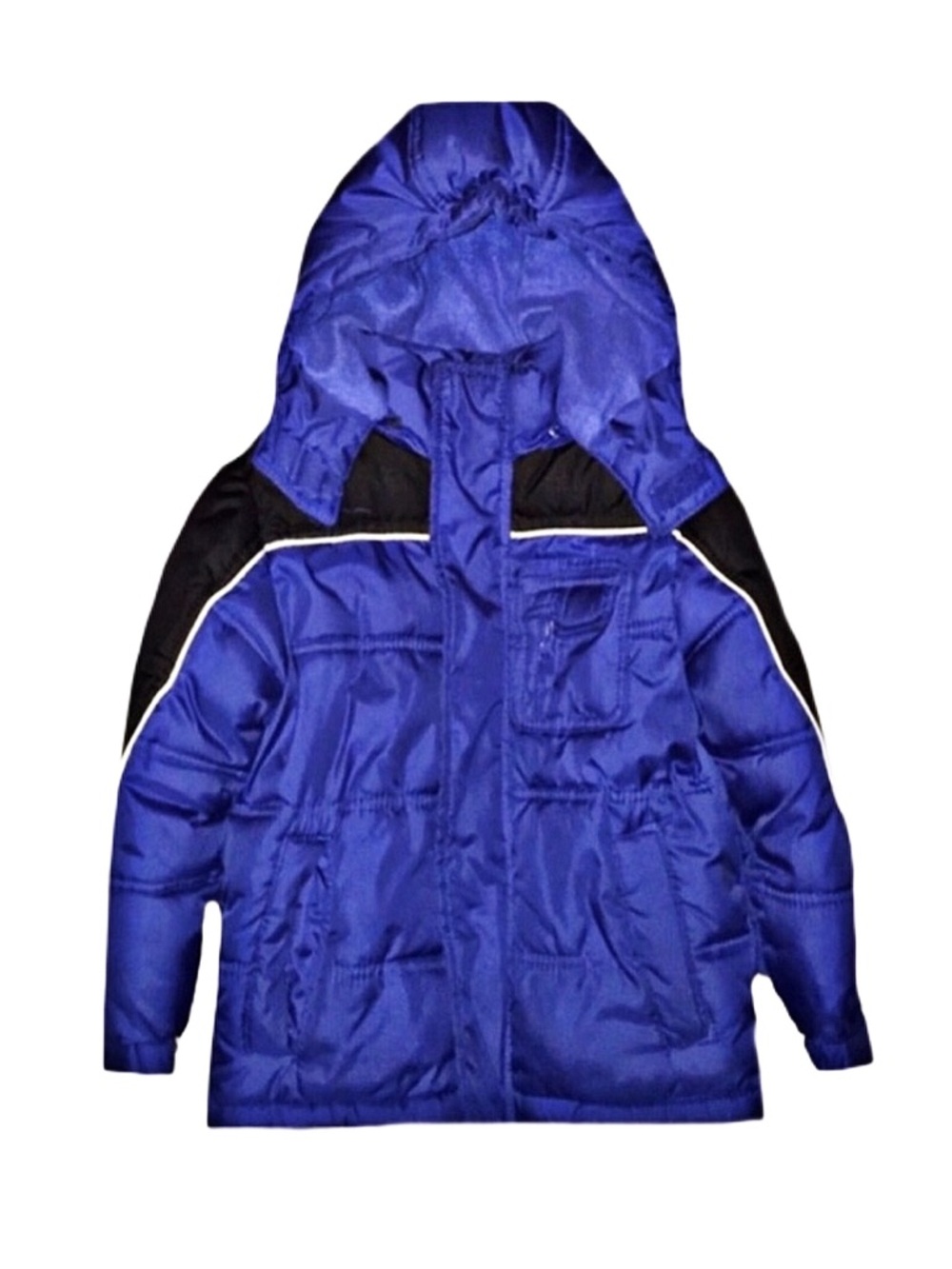 TIMBER Boy's Blue, Black And White Winter Coat Size Small 4